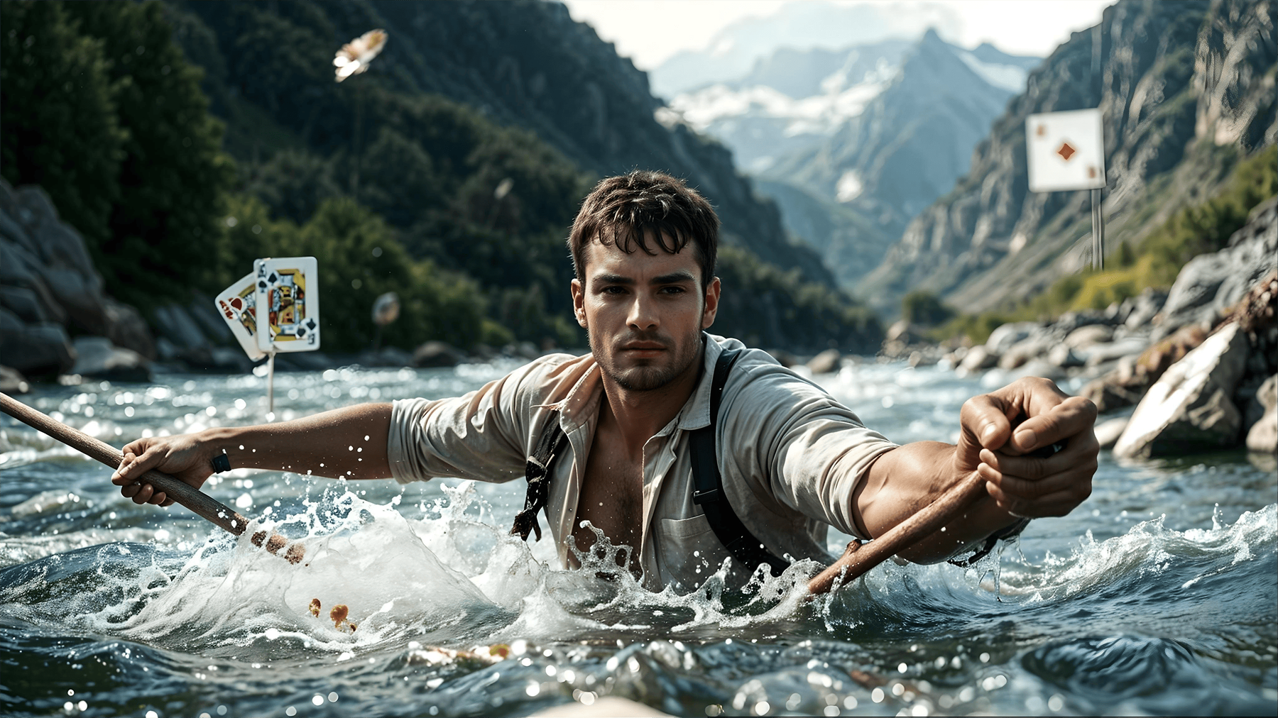 How to play dangerous rivers without a position