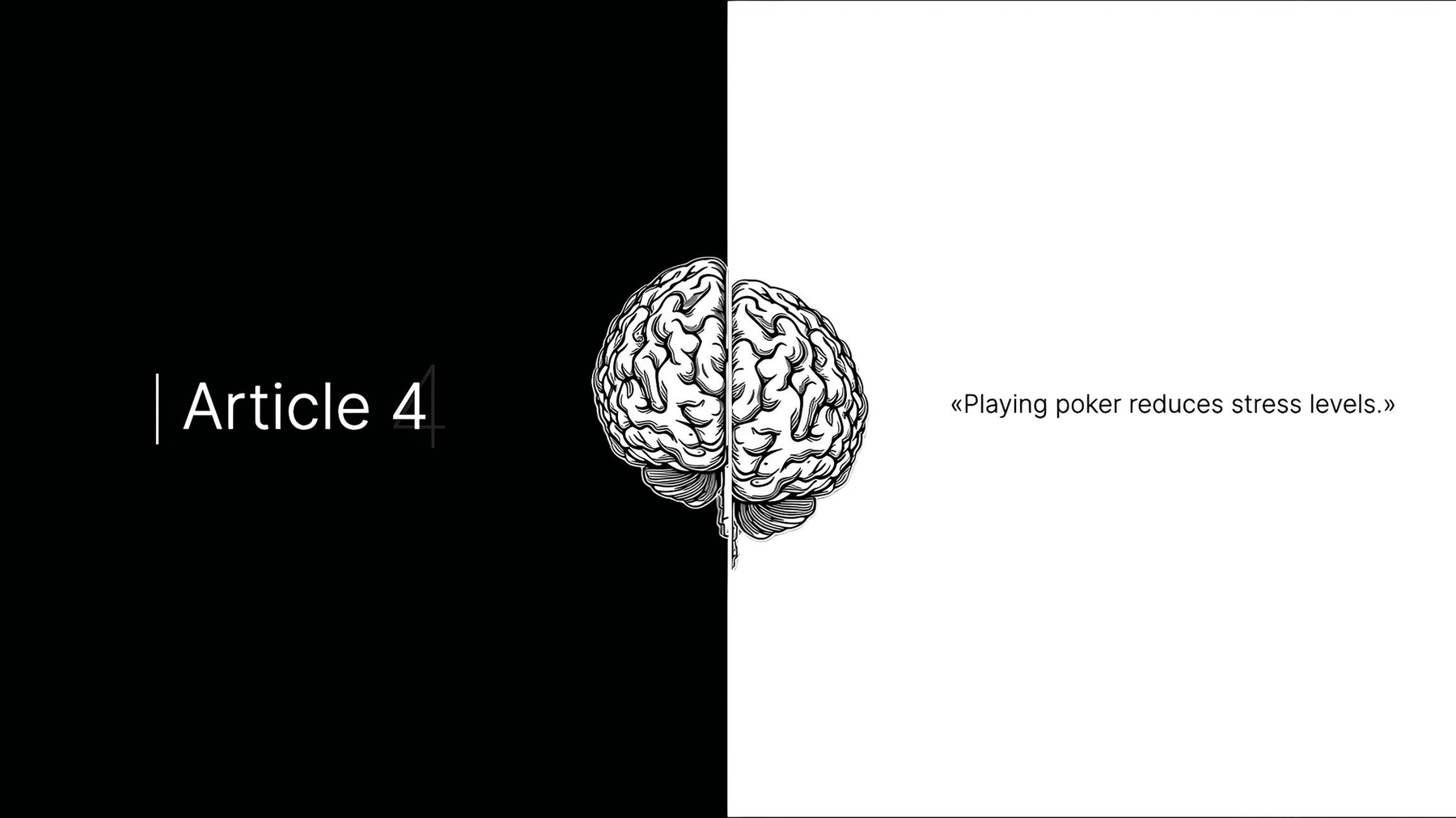Playing Poker as a Brain Benefit
