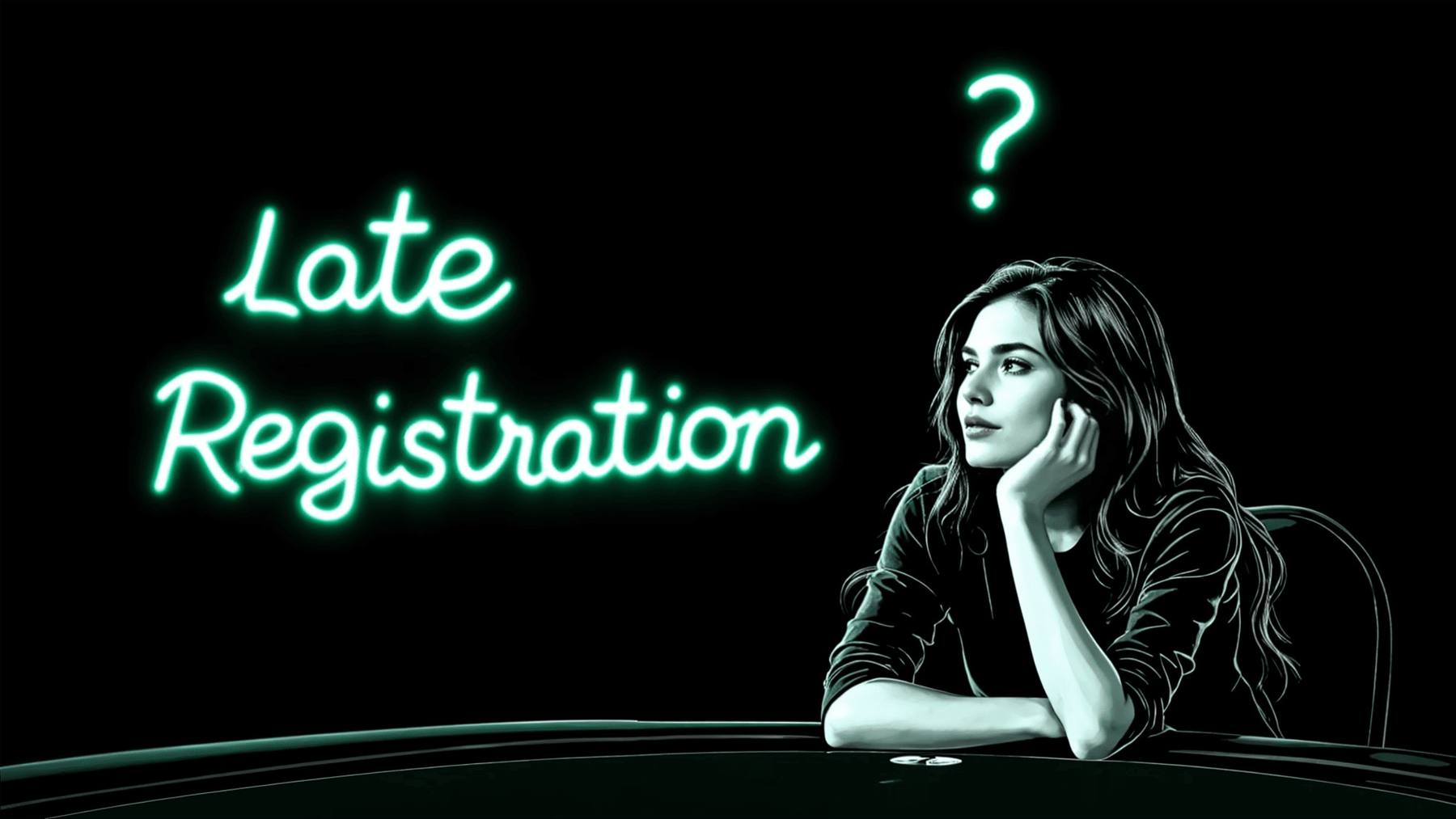 Late registration for a poker tournament - pros and cons for professionals and amateurs